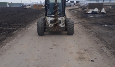 Мини Погрузчик аренда. Гидромолот, Ямобур, Бара
