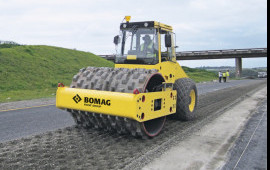 Кулачковый бандаж грунтовый каток Bomag