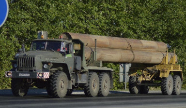 Услуги трубовоза Урал