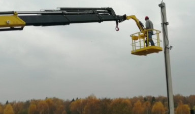 Автовышка аренда. Подъемные работы.