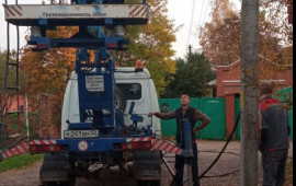 Аренда автовышки. Подъёмные работы.
