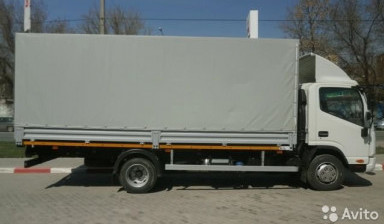 JAC N80 Бортовой тент 5тонн