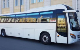 Автобусы для детей и взрослых с кондиционером.