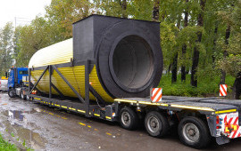 Аренда трала 120 тонн Скания Голдхофер
