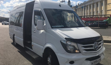 Аренда микроавтобусов Мерседес на 20 мест.