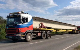Перевозка балок