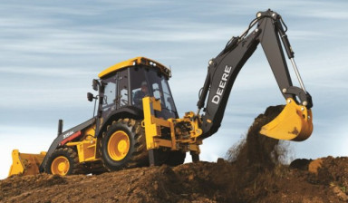 Аренда экскаватора-погрузчика john-deere