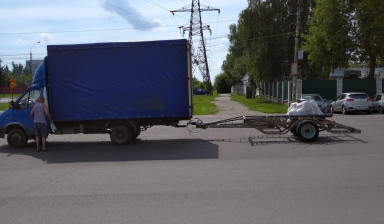 Буксировка прицепов. Услуги по транспортировке.