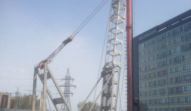 Услуги сваебойной установки (гусеничная, колесная)