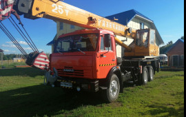 Услуги автокрана от10-25 тонн