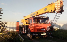 Услуги автокрана от10-25 тонн