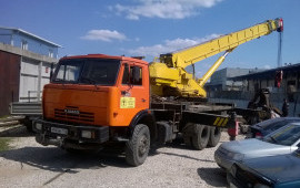 Аренда автокрана 16,25,32,40,50 тонн с гуськом