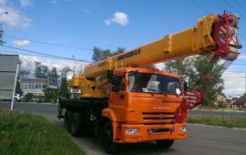 Услуги автокрана Грузоподъемность от 25 до 50 тонн