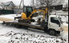 Аренда услуги миниэкскаватора и спецтехники