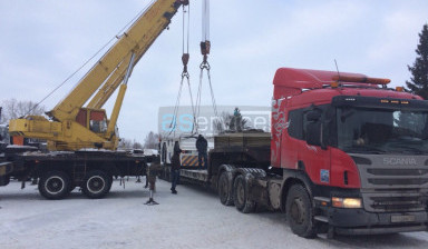 Перевозка грузов. Шаланда, площадка, трал