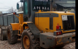 Фронтальный погрузчик. Планировка. Уборка снега.