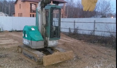 Аренда мини-экскаватора для копки, планировки.
