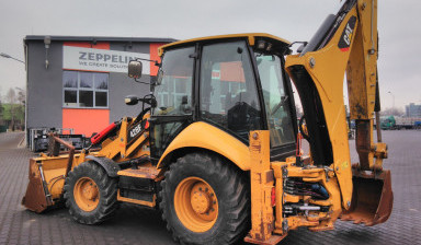 Экскаватор Погрузчик. Планировка, копка, погрузка. caterpillar