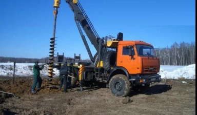 Ямобур Буровая установка аренда СПЕЦТЕХНИКИ
