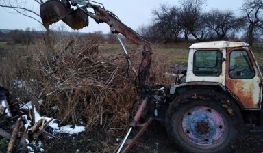 Услуги грейферного погрузчика