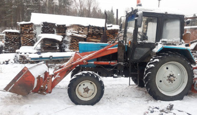 Мтз кун аренда. Уборка снега. щетка