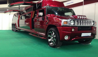 Лимузин Mega Hummer red