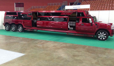 Лимузин Mega Hummer red