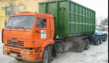 Вывезем строительный мусор Камазом мультилифт