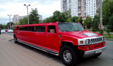 Лимузин Хаммер Н2 red