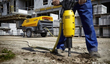 Услуги,аренда компрессора, отбойные молотки,бетоно