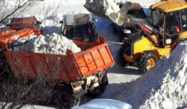 Вывоз снега самосвалами и с погрузкой в Москве