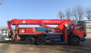 Аренда автовышки 35м в Калининграде, области.
