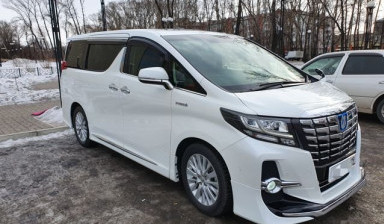 Заказ минивэна Toyota Alphard город межгород