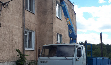 Аренда манипулятора с монтажной люлькой.