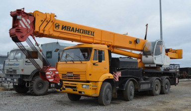 Аренда услуги автокрана от 25 до 70т