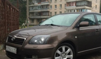 Аренда Автомобиля Toyota Avensis с водителем