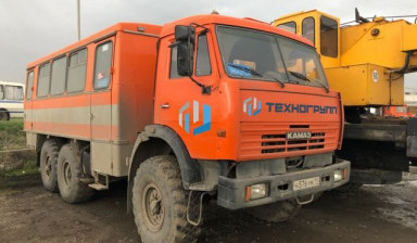 Услуги вахтовки камаз-вездеход 4208 (6х6) 26 мест