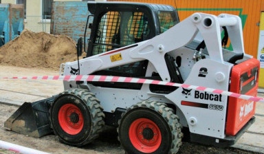 Услуги мини-погрузчика Bobcat, CAT.