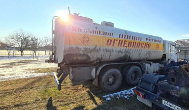 Бензовоз в Грозном