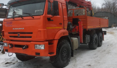 Аренда камаз вездеход гидроманипулятор 7тн ямобур