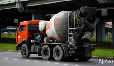 Аренда миксера. Бетон. Раствор kamaz