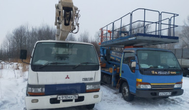 Услуги, аренда автовышки 14 м - 45 м в Ярославле и