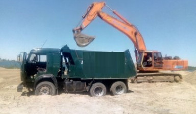 Доставка сыпучих материалов песок, щебень. в Кадоме