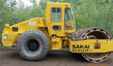 Аренда грунтового вибрационного катка