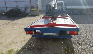 Автоэвакуатор Хендай HD-78 с кму и лебедкой
