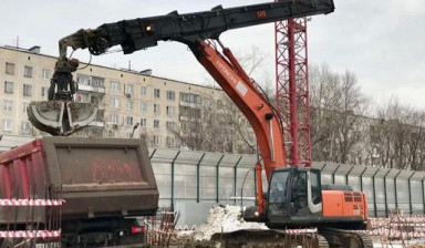Аренда грейфера колесного /гусеничного экскаватора в Астрахани