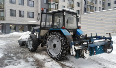 Чистка снега в Казани