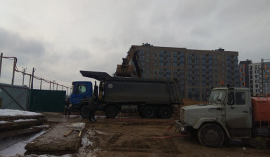 Песок, пескогрунт, грунт, щебень