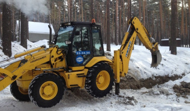 Аренда гидромолота на базе экскаватора-погрузчика