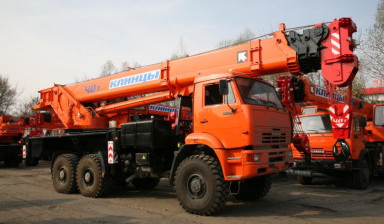 Аренда автокрана-вездехода, 25 тонн